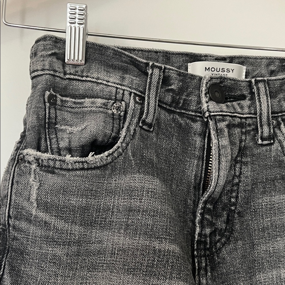 Moussy Charcoal Ankle Jeans - Picture 8 of 9
